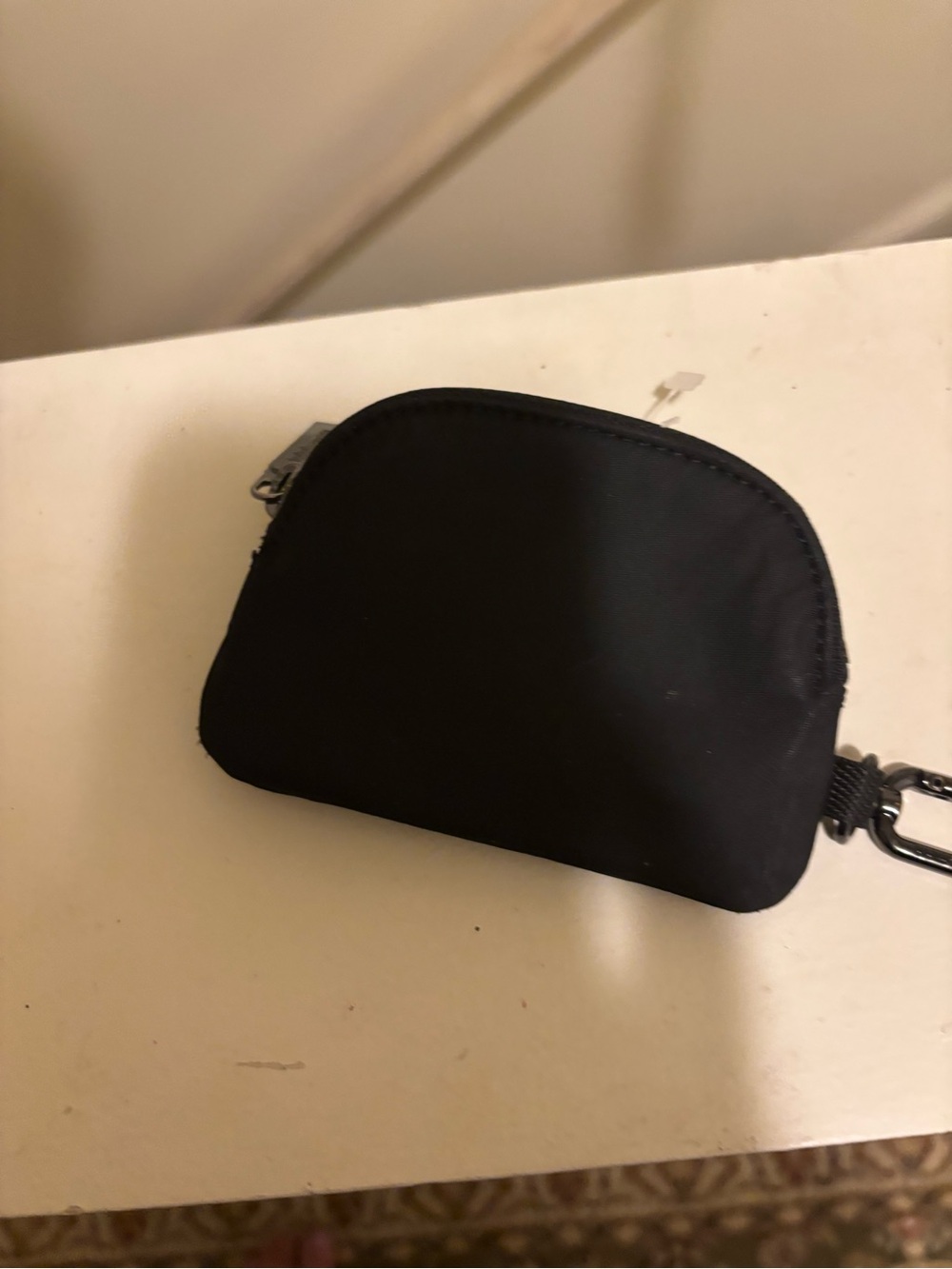 lululemon athletica Small Black Zip Pouch